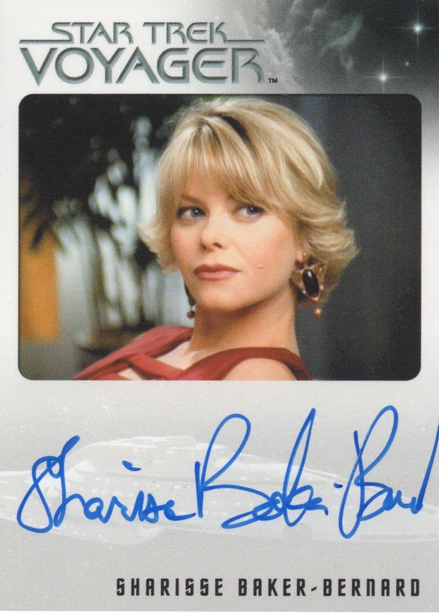 Sharisse Baker Bernard Star Trek Voyager Hand Signed Autograph Card
