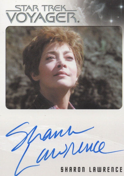 Sharon Lawrence Star Trek Voyager Hand Signed Autograph Card