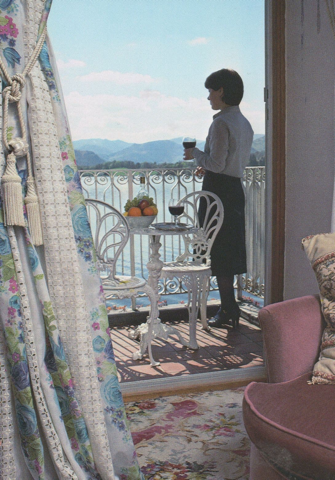 Sharrow Bay Hotel Cumbria Honeymoon Suite Balcony Postcard