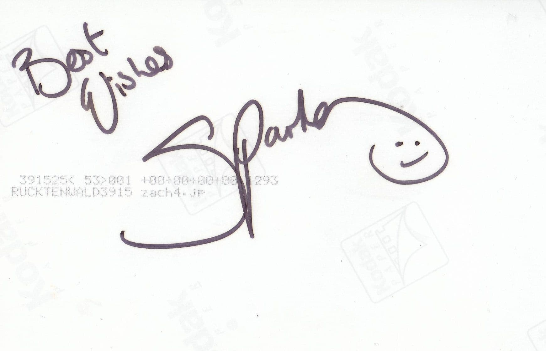 Shaun Parkes Aliens Lost In Space Captain Radic Hand Signed Photo