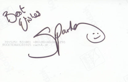 Shaun Parkes Aliens Lost In Space Captain Radic Hand Signed Photo