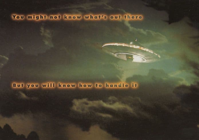 Sheffield Hallam University Star Trek Enterprise Advertising Postcard