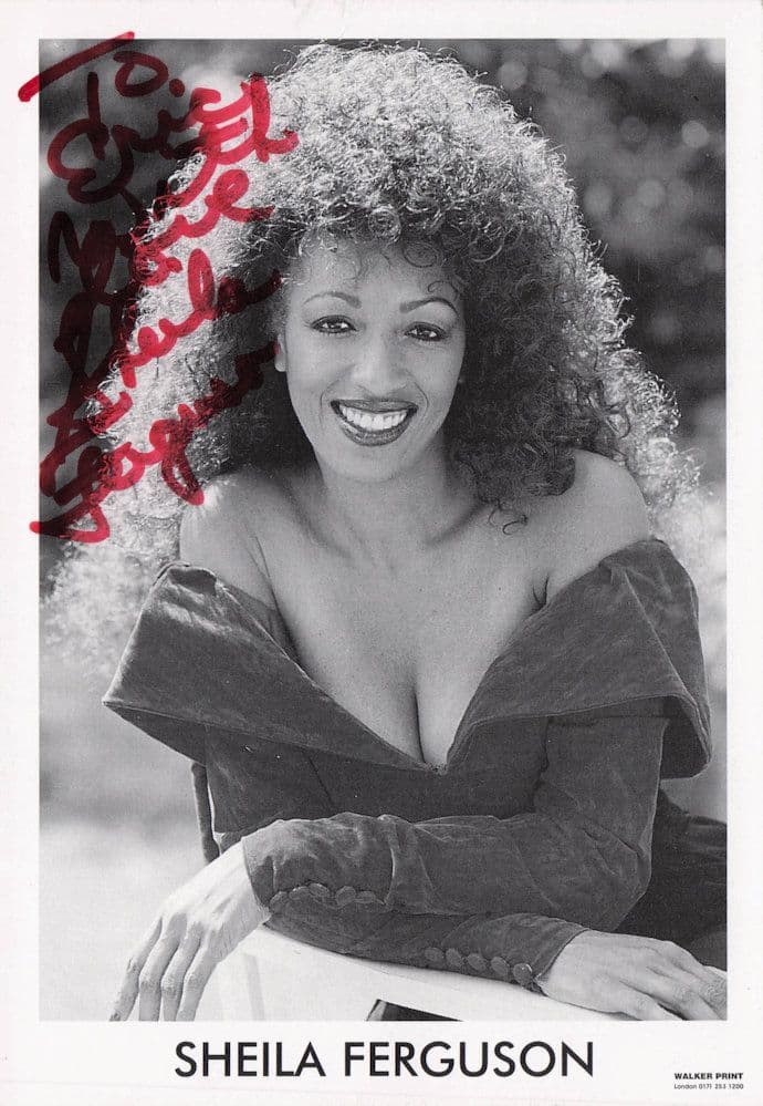 Sheila Ferguson of The Three Degrees 1970s Pop Group Hand Signed Photo