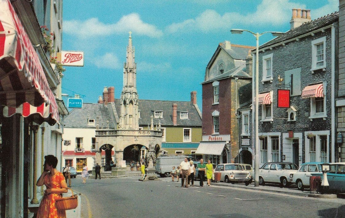 Shepton Mallett Somerset Boots The Chemists 1970s Postcard