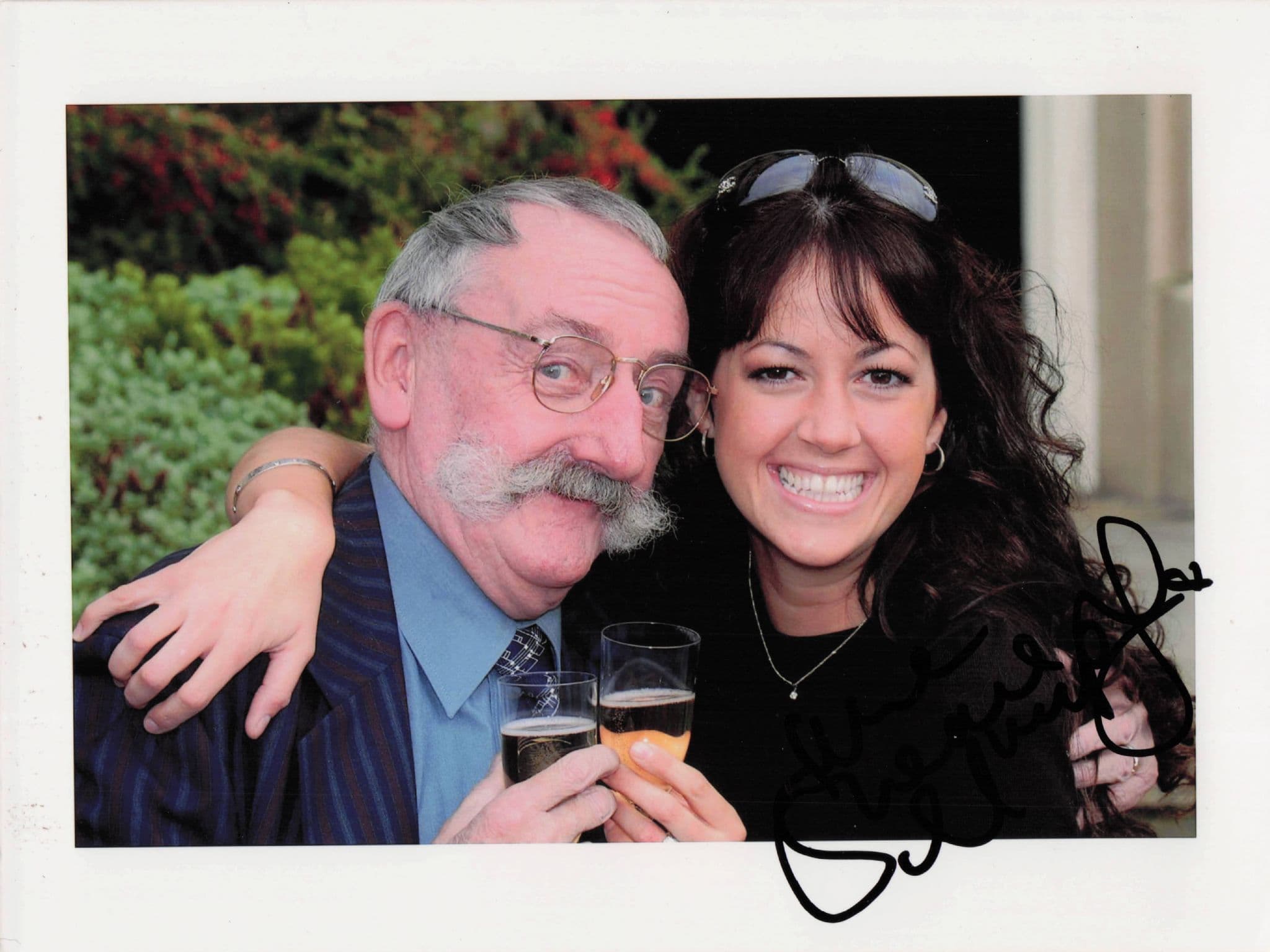 Sheree Murphy Stan Richards 30th Years Of Emmerdale Hand Signed Press Photo