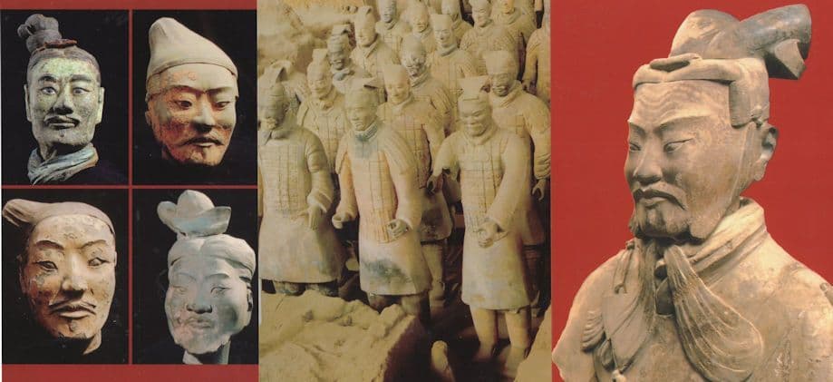 Shihuang Terracotta General Leader Warrior 3x Chinese Postcard s
