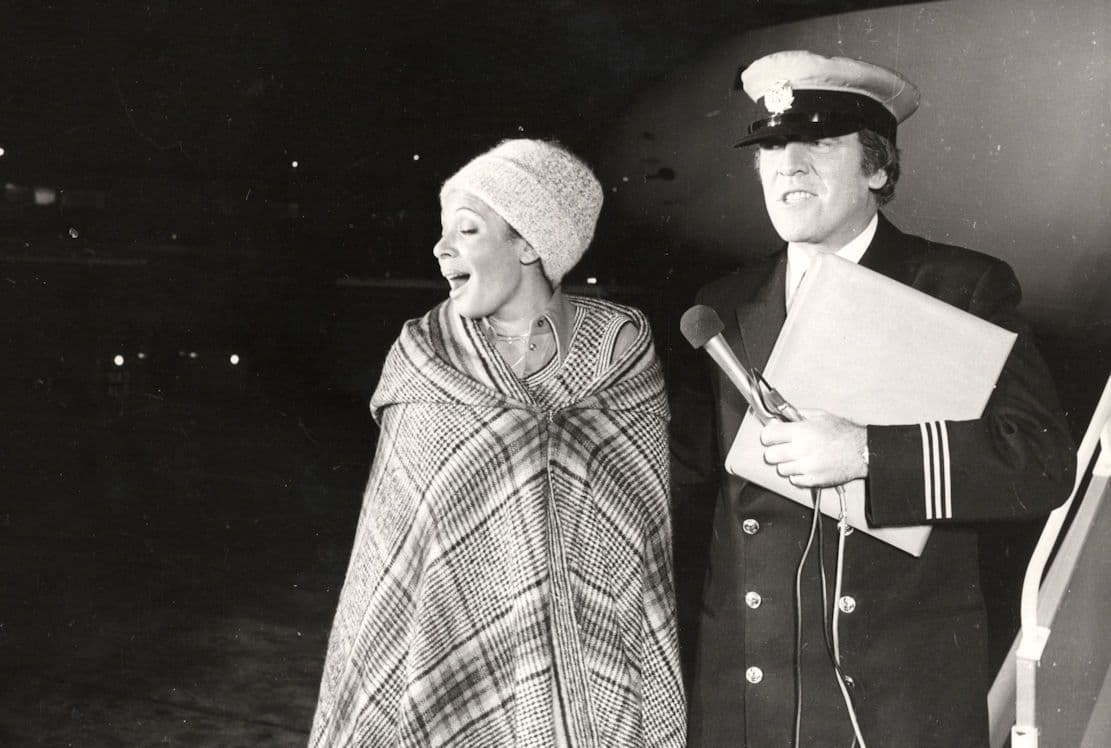 Shirley Bassey Eammon Andrews as Ship Captain This Is Your Life Press Photo