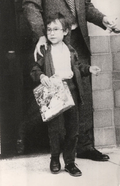 Shirley Bassey Grandson at Drowned Daughters Funeral Press Photo