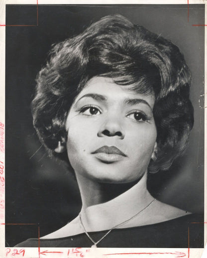 Shirley Bassey Live at London Palladium ATV Large 1962 Press Photo