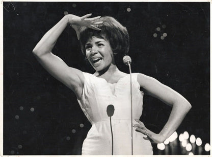 Shirley Bassey Live On Television in 1969 Old Rare ATV Press Photo
