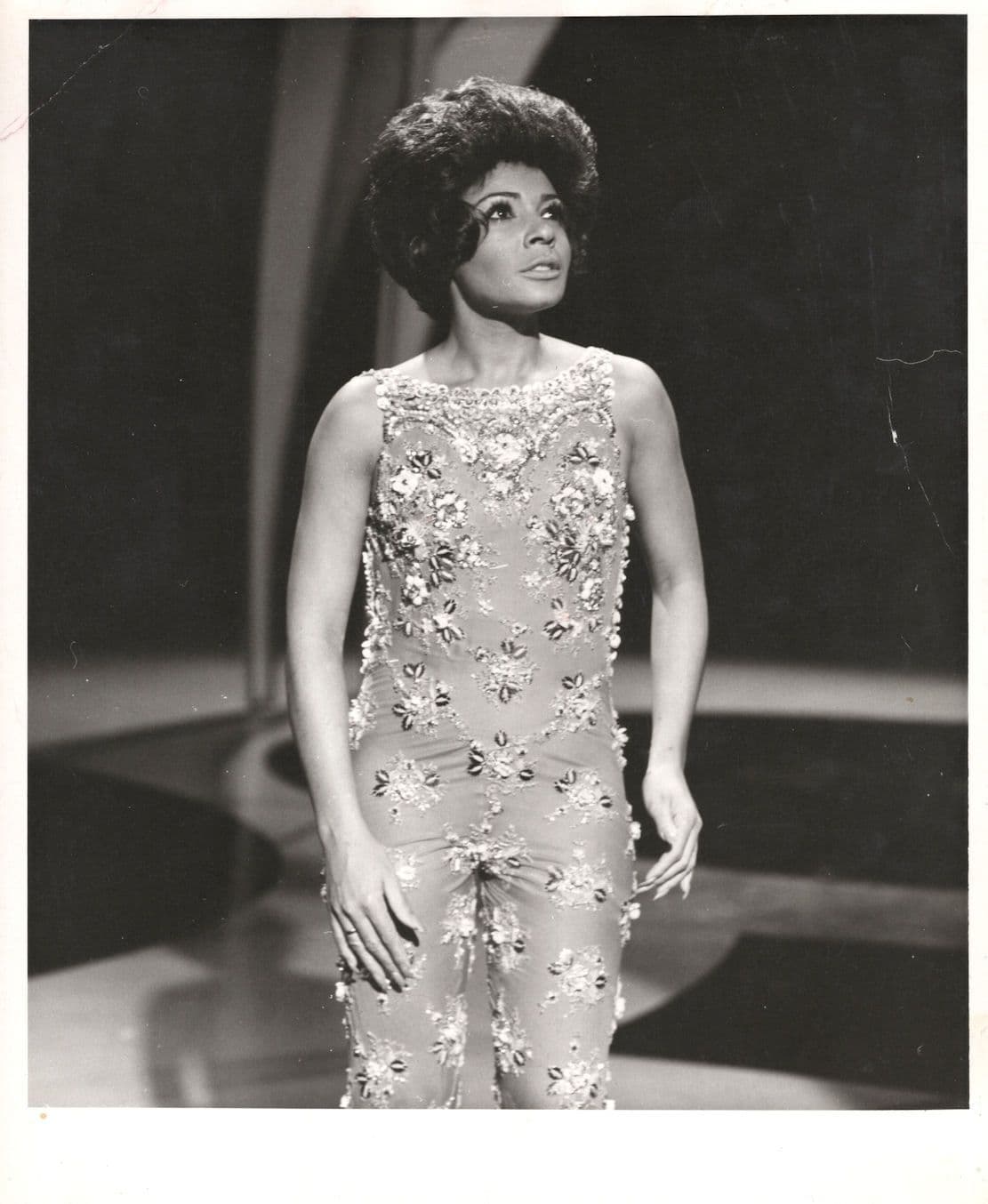 Shirley Bassey Live on The Tom Jones Show 1971 Large Press Photo