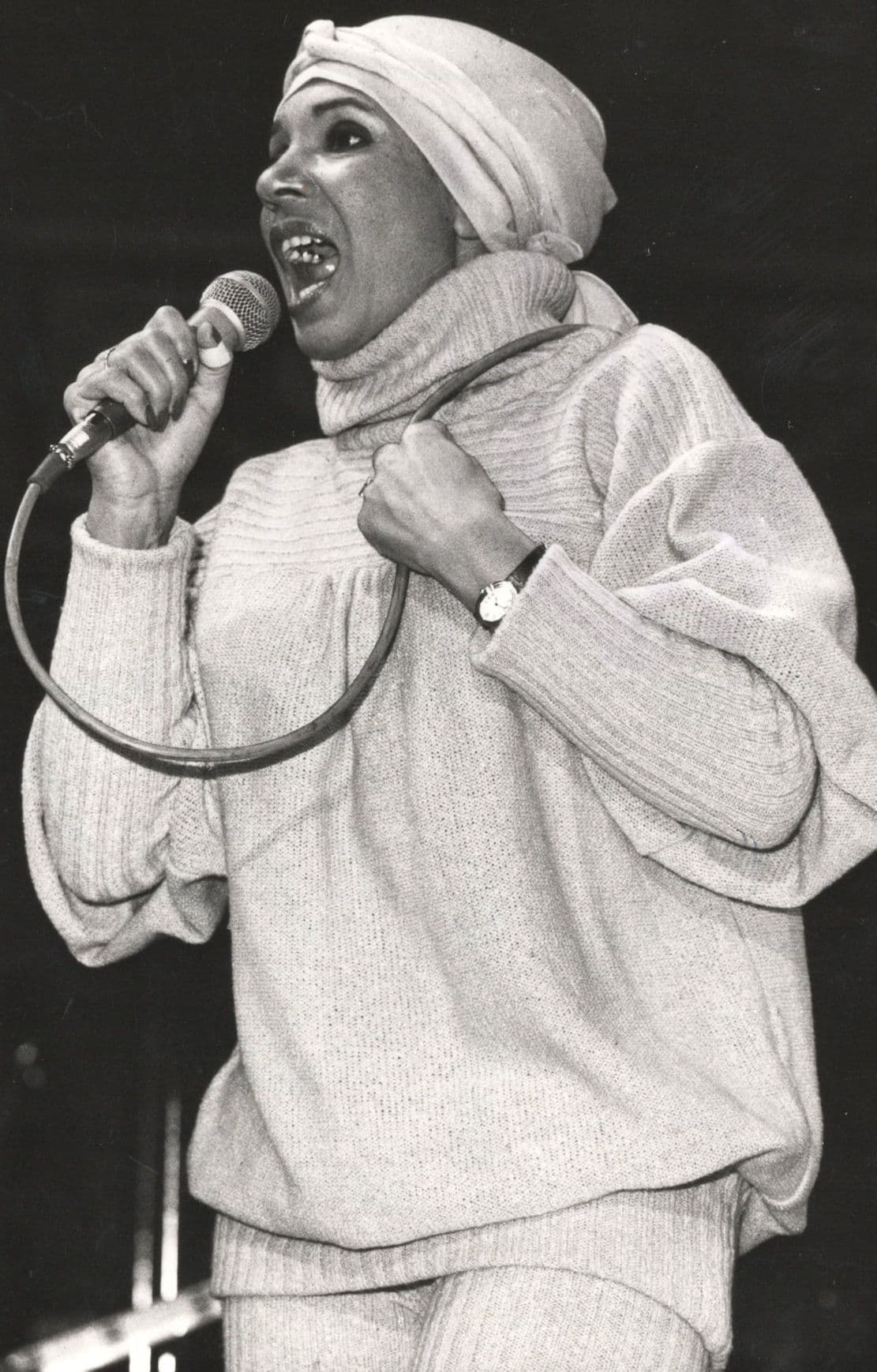 Shirley Bassey March 1981 Stunning Small London Press Photo