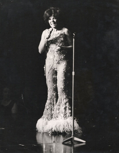 Shirley Bassey Opens at Talk Of The Town 1970 Large Press Photo