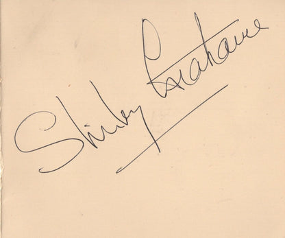 Shirley Grahame Kershaw Carole Hill 2x Hand Signed Autograph