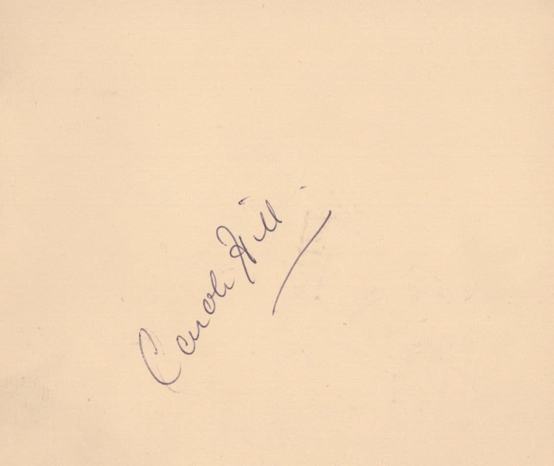 Shirley Grahame Kershaw Carole Hill 2x Hand Signed Autograph