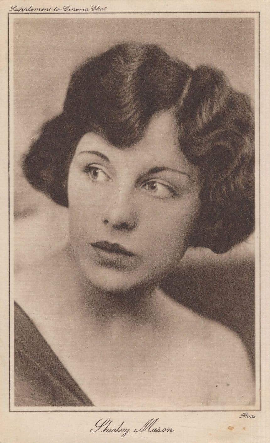Shirley Mason Silent Movie Film Actress Antique PB Rare Postcard