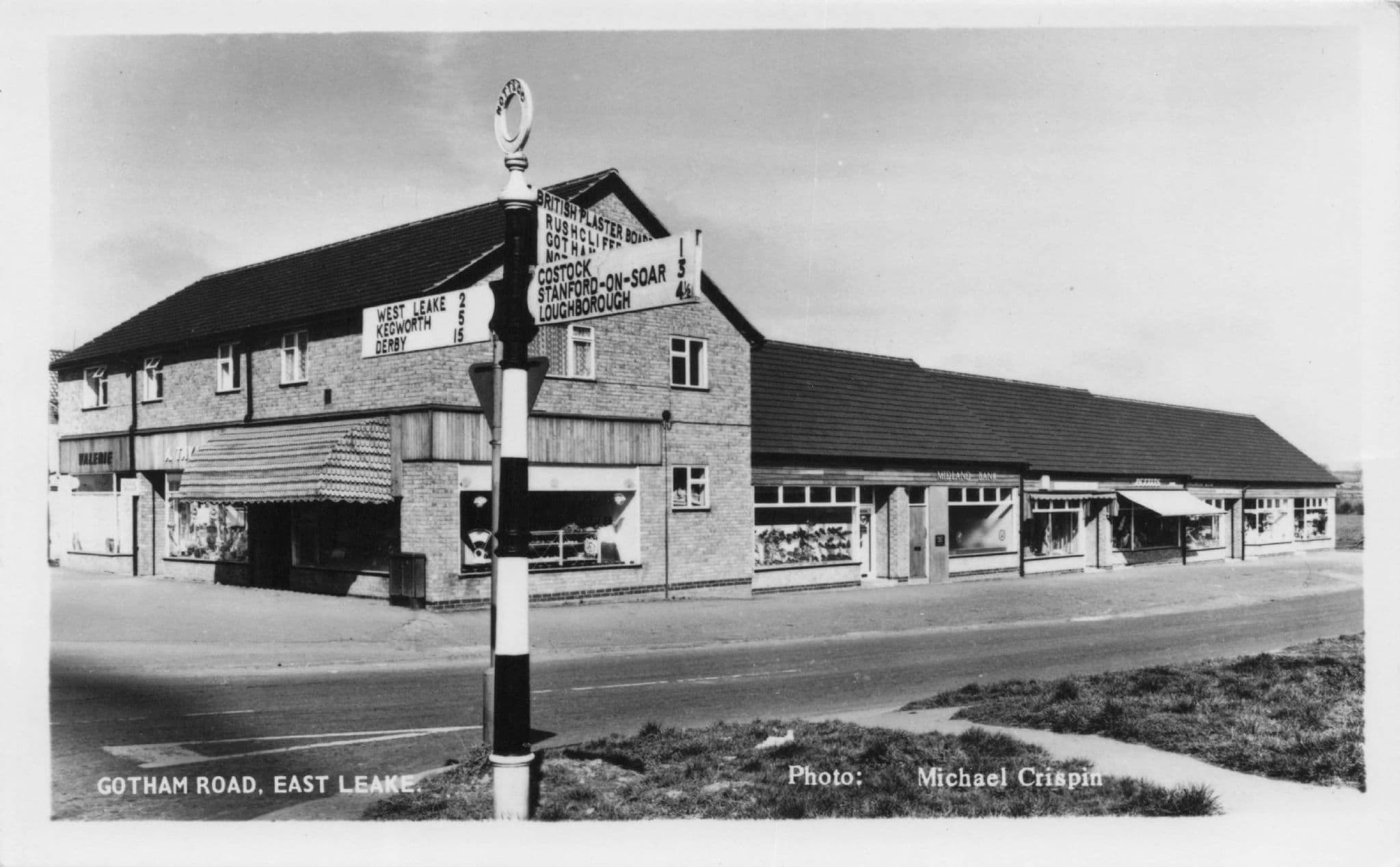 Shoe Shop At Gotham Road East Leake Nottingham RPC Postcard