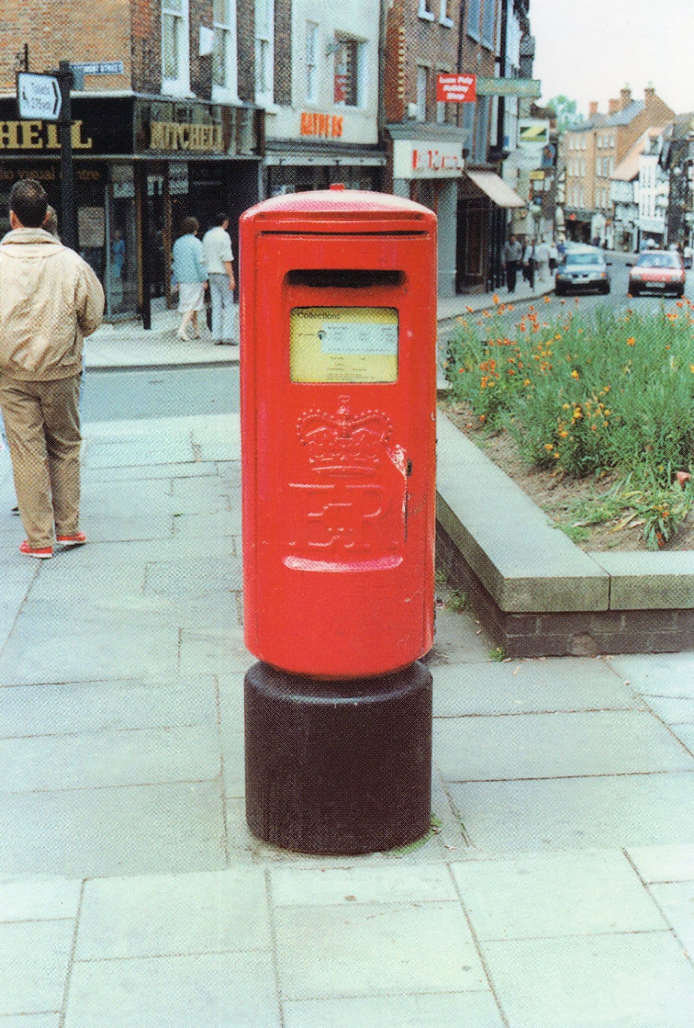 Shrewsbury Lunn Poly Pillar Letter Box Postcard