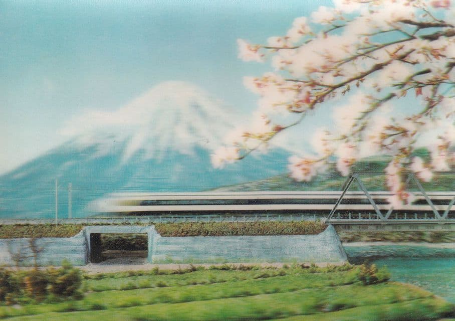 Shuttle Express Train 3D Three Dimensional 1970s Postcard