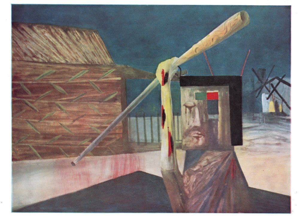 Sidney Nolan Glenrowan Tate Gallery Painting Postcard