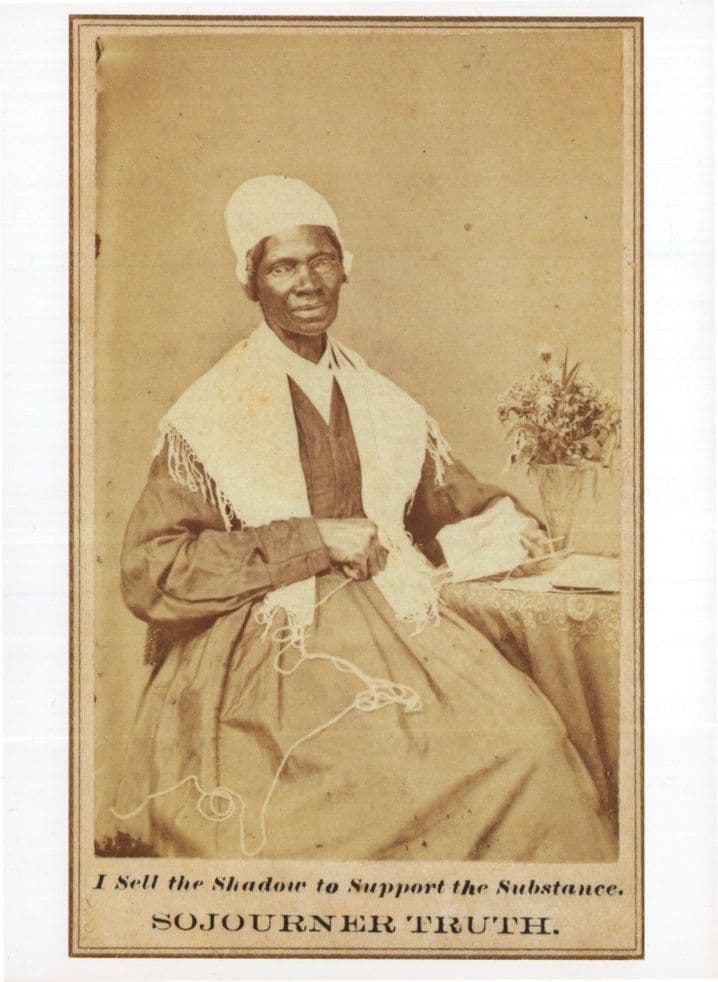 Sijourner Truth Slavery Slave Trade Abolishonist Suffragette Postcard