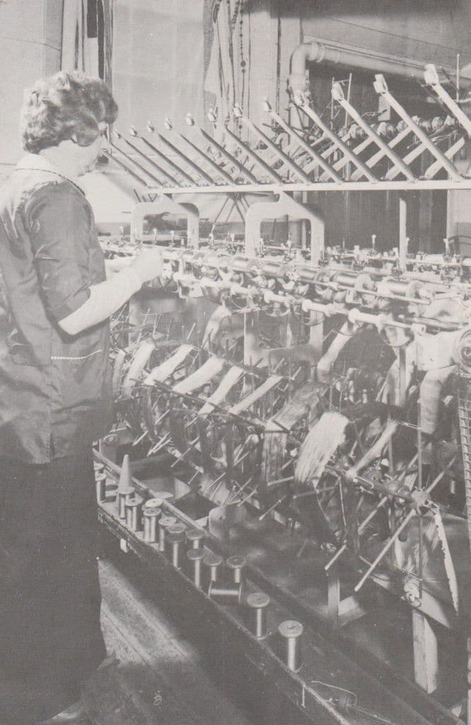 Silk Winding Weaving Sible Hedingham Old Mill Halstead Handloom Weavers Postcard