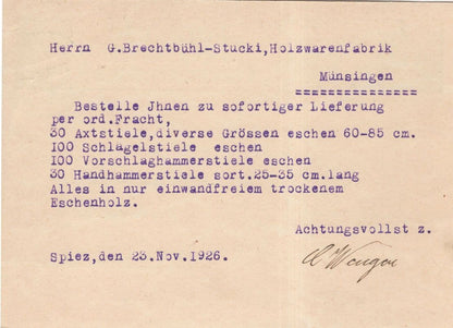 Silvaplanersee Mallets Axe Swiss Ski Tools Switzerland Old Postcard