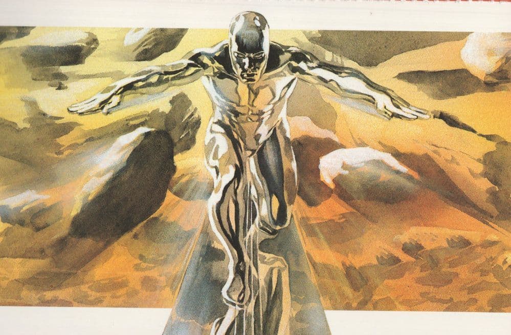 Silver Surfer Judgement Day Galactus Marvel Comic Book Postcard