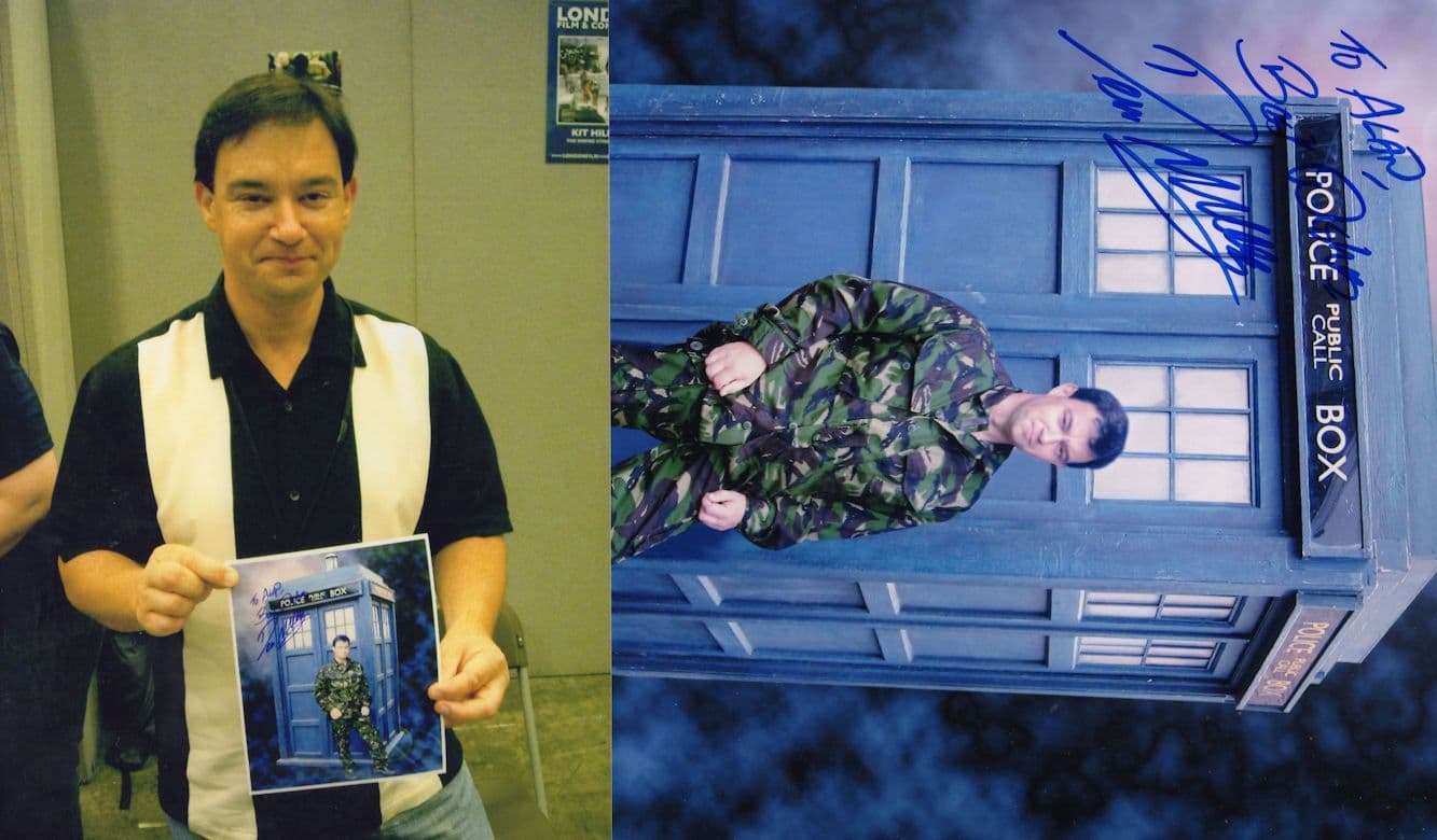 Simon Dutton Dr Who The Saint 10x8 Ultimate Hand Signed & COA 2x Photo s