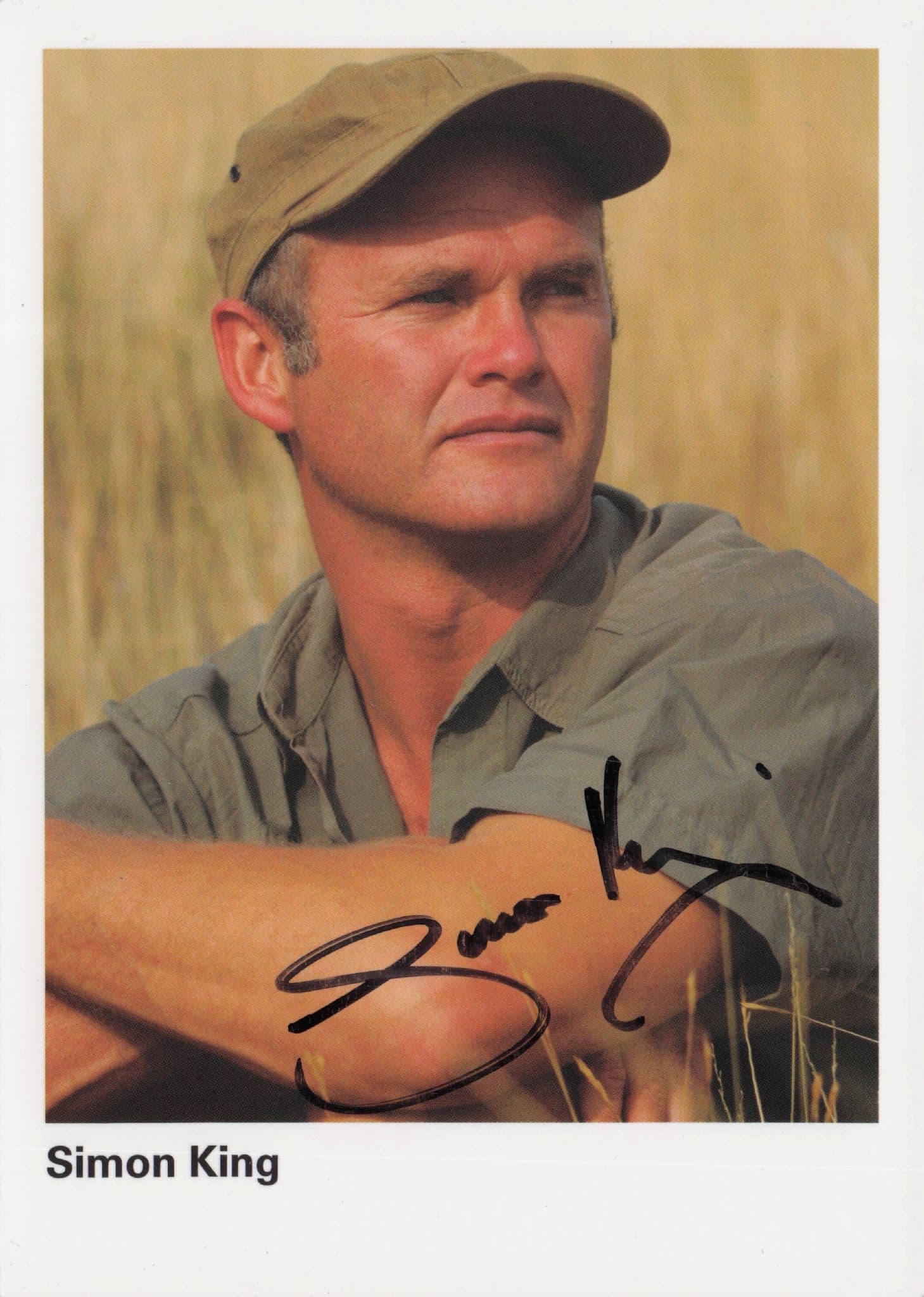Simon King BBC Wildlife Presenter Hand Signed Photo