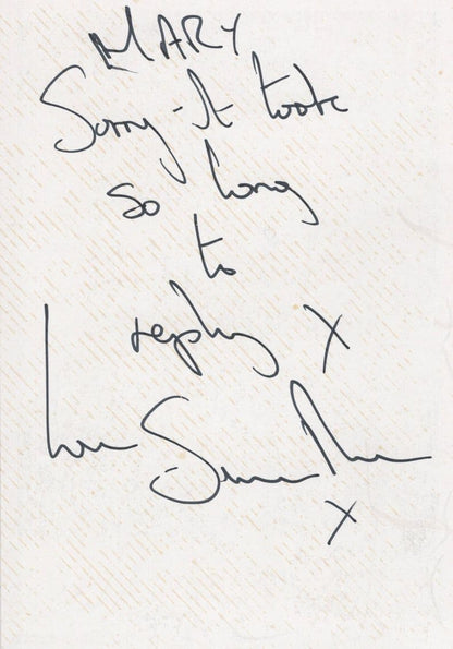 Simon Rouse The Bill Hand Signed Cast Card + Amazing Message
