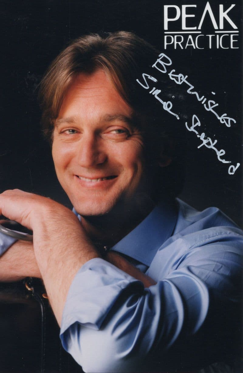 Simon Shepherd Peak Practice Hand Signed Cast Card Photo