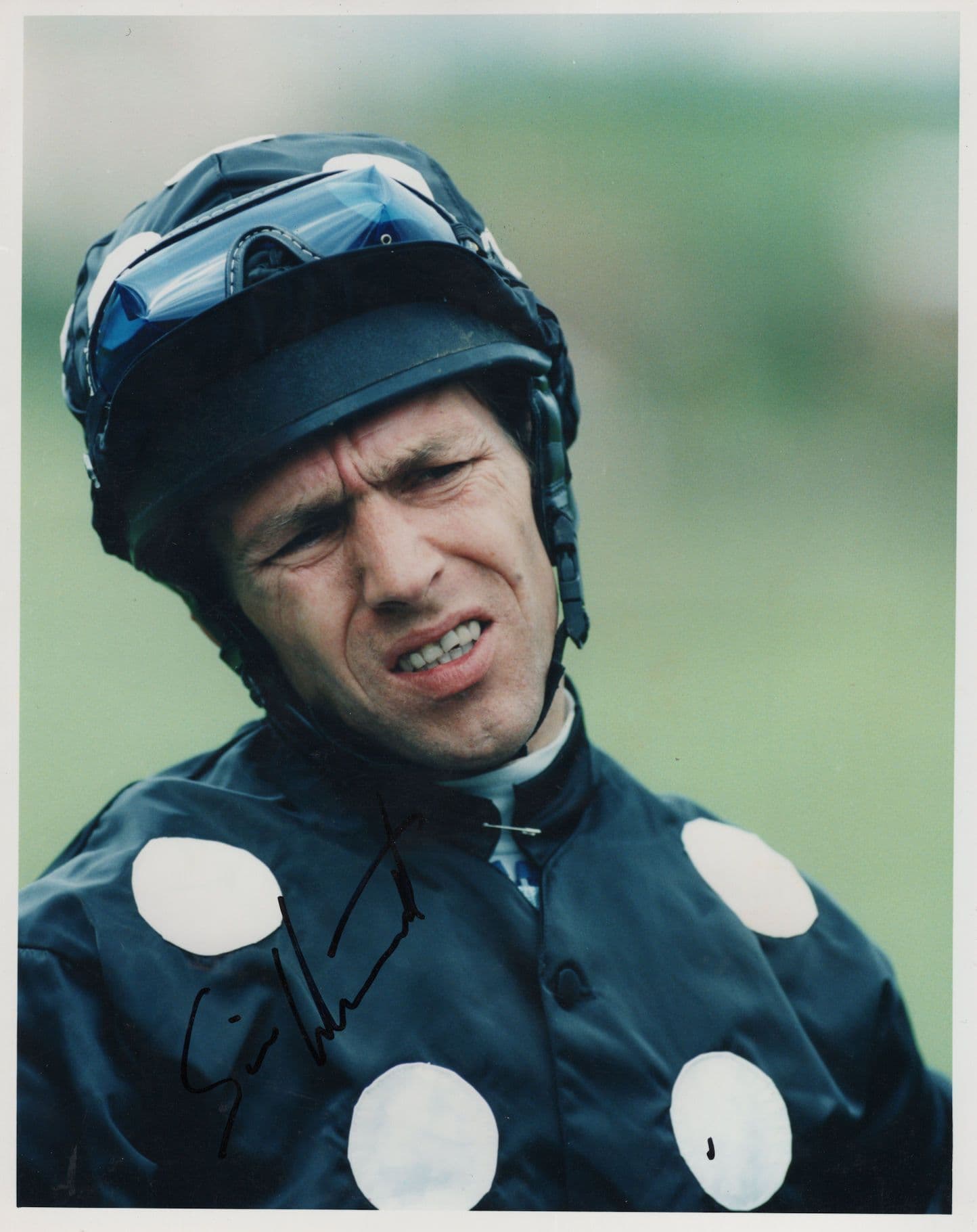 Simon Whitworth Horse Racing Jockey 10x8 Large Hand Signed Photo