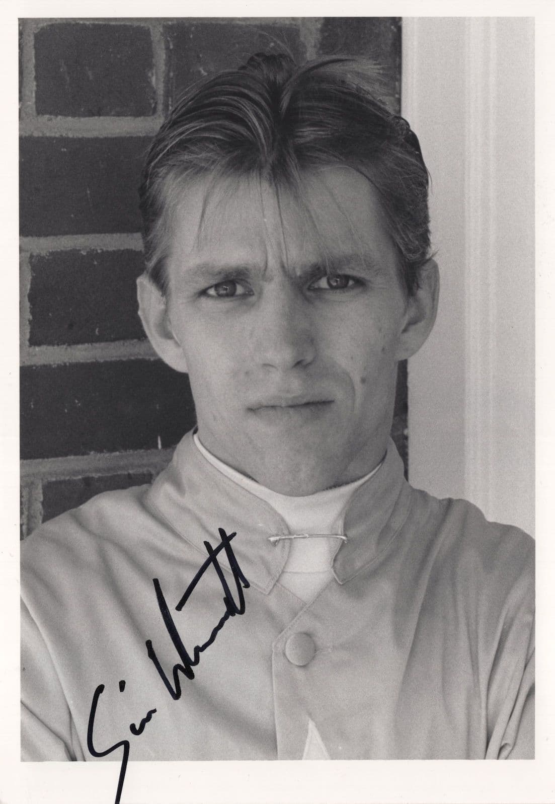 Simon Whitworth Horse Racing Jockey 7x5 Large Hand Signed Photo
