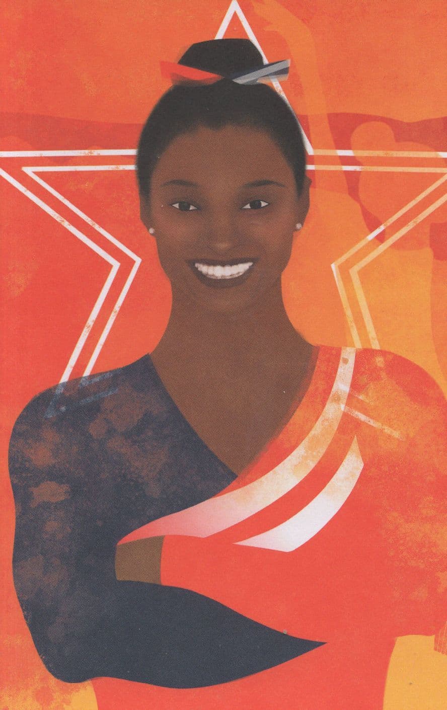 Simone Biles American USA Gymnast Olympic Games Champion Postcard