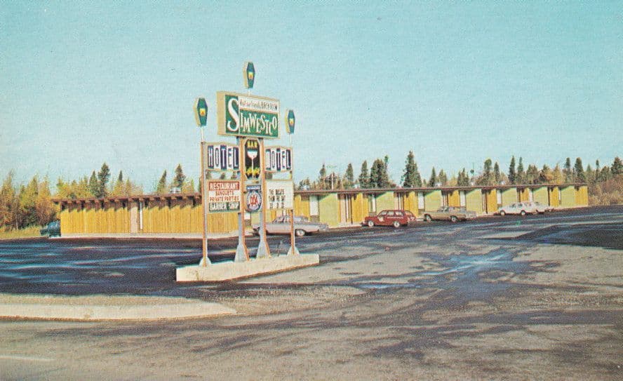 Simwestco Hotel Grand Falls Newfoundland Canada Postcard