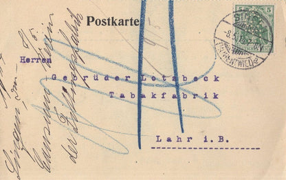 Singen Hohentweil German Volcano Trip WW1 Exploration Postcard