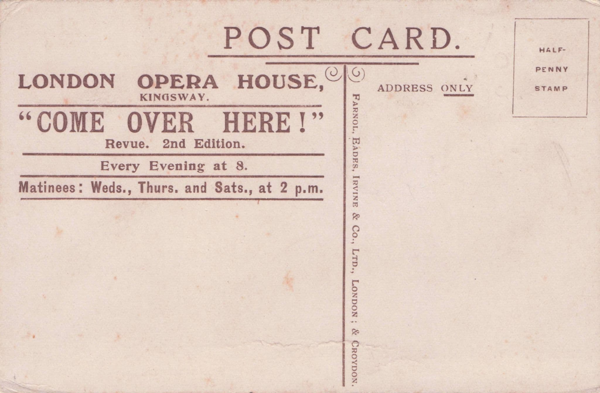 Singer's Wonderful Troupe Of Midgets Wizard Of Oz Film Old Postcard