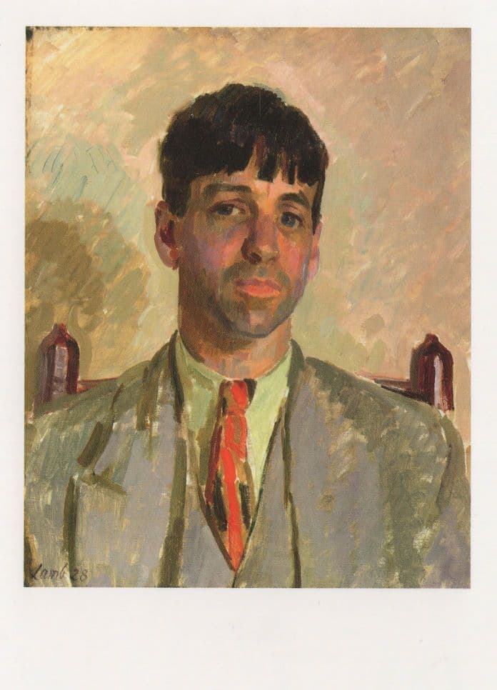 Sir Stanley Spencer National Portrait Gallery Rare Painting Postcard