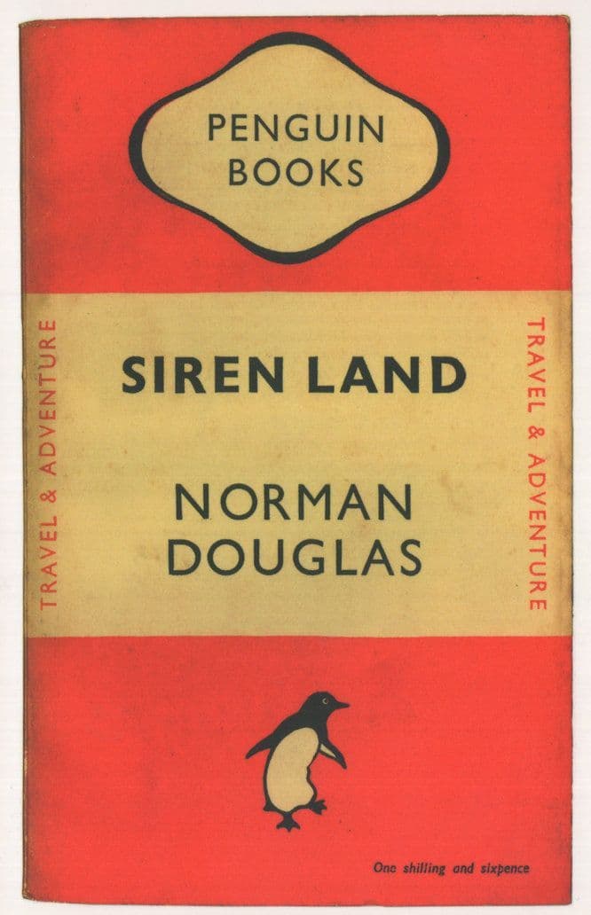 Siren Land Norman Douglas 1948 Book Postcard
