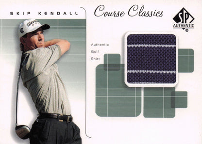 Skip Kendall Course Classics 2002 Upper Deck Real Relic Shirt Card