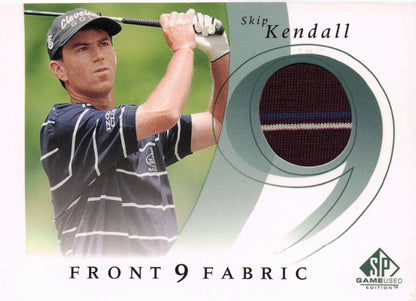 Skip Kendall Front 9 Fabric 2002 Upper Deck Authentic Shirt Card