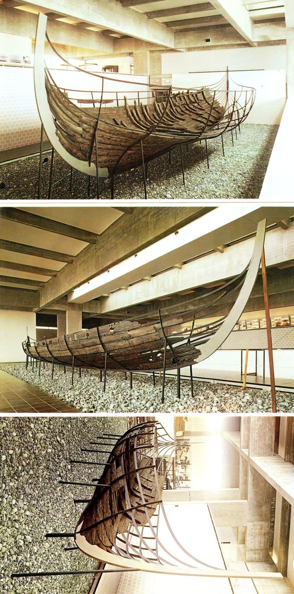 Skuldelev 1 5 6 Small Viking Warship Norway Boat 3x Postcard s