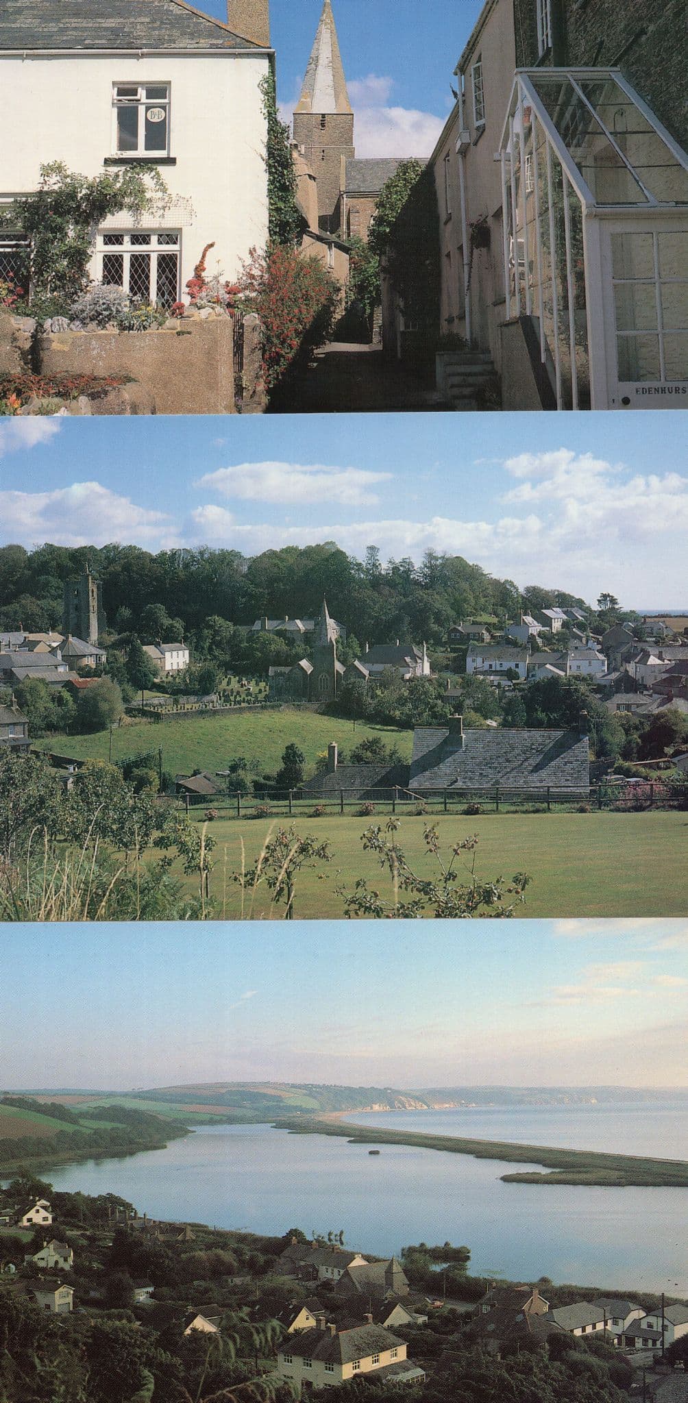 Slapton Ley Devon 3x Postcard s