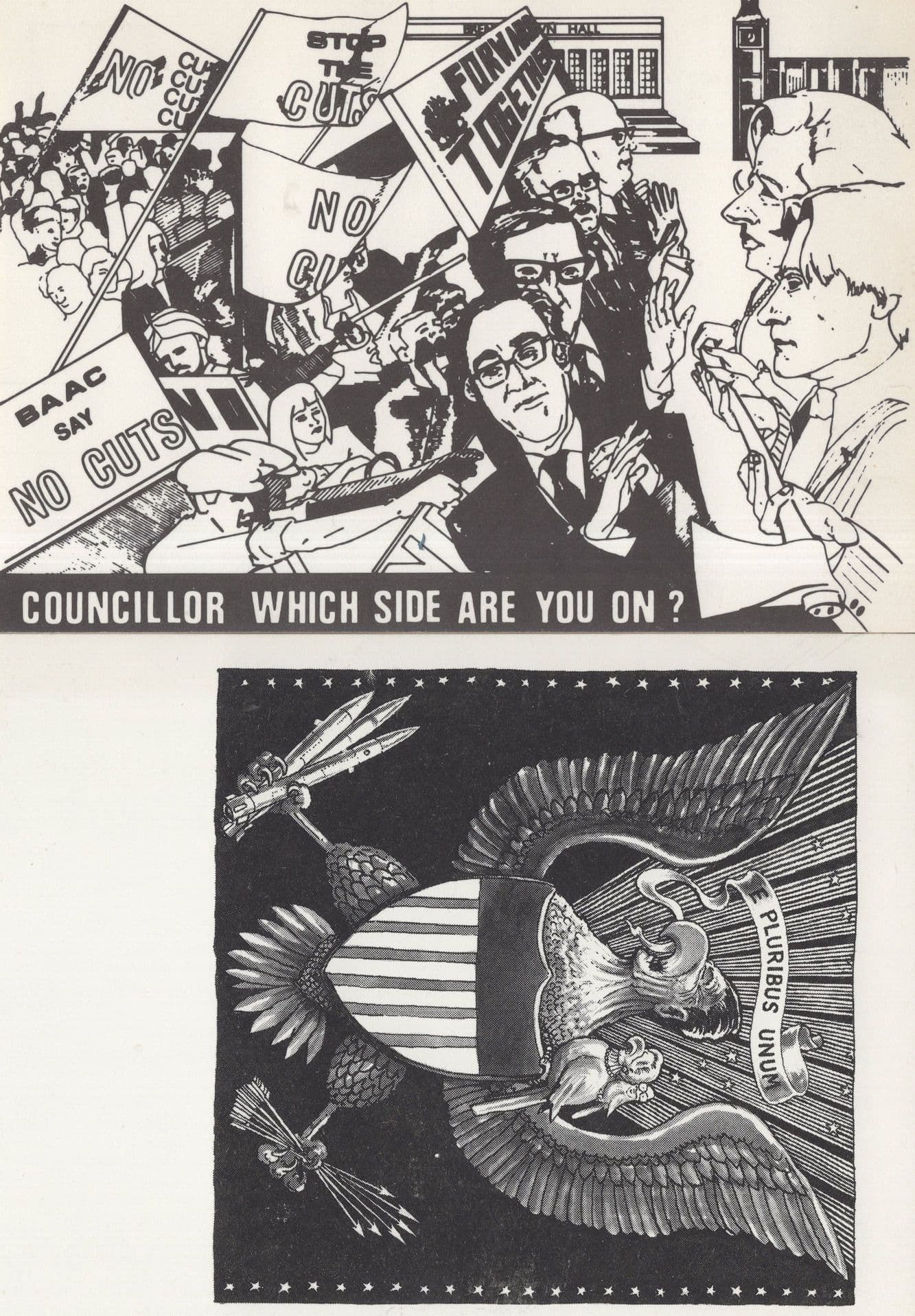 Slash Margaret Thatcher Policies Anti Conservative Poll Tax 2x Postcard
