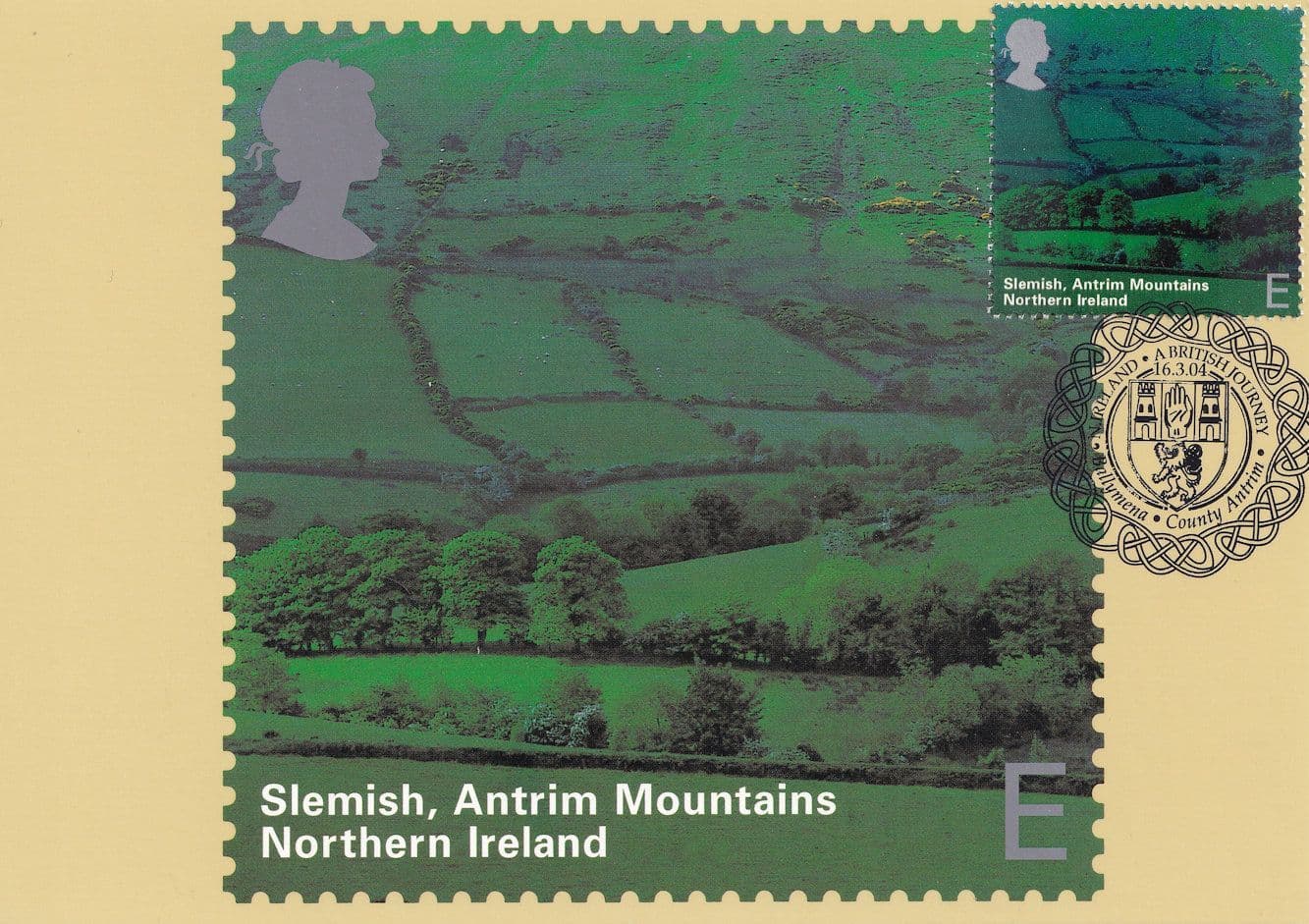 Slemish Antrim Mountains Ballymena Irish Limited Edition Frank Postcard