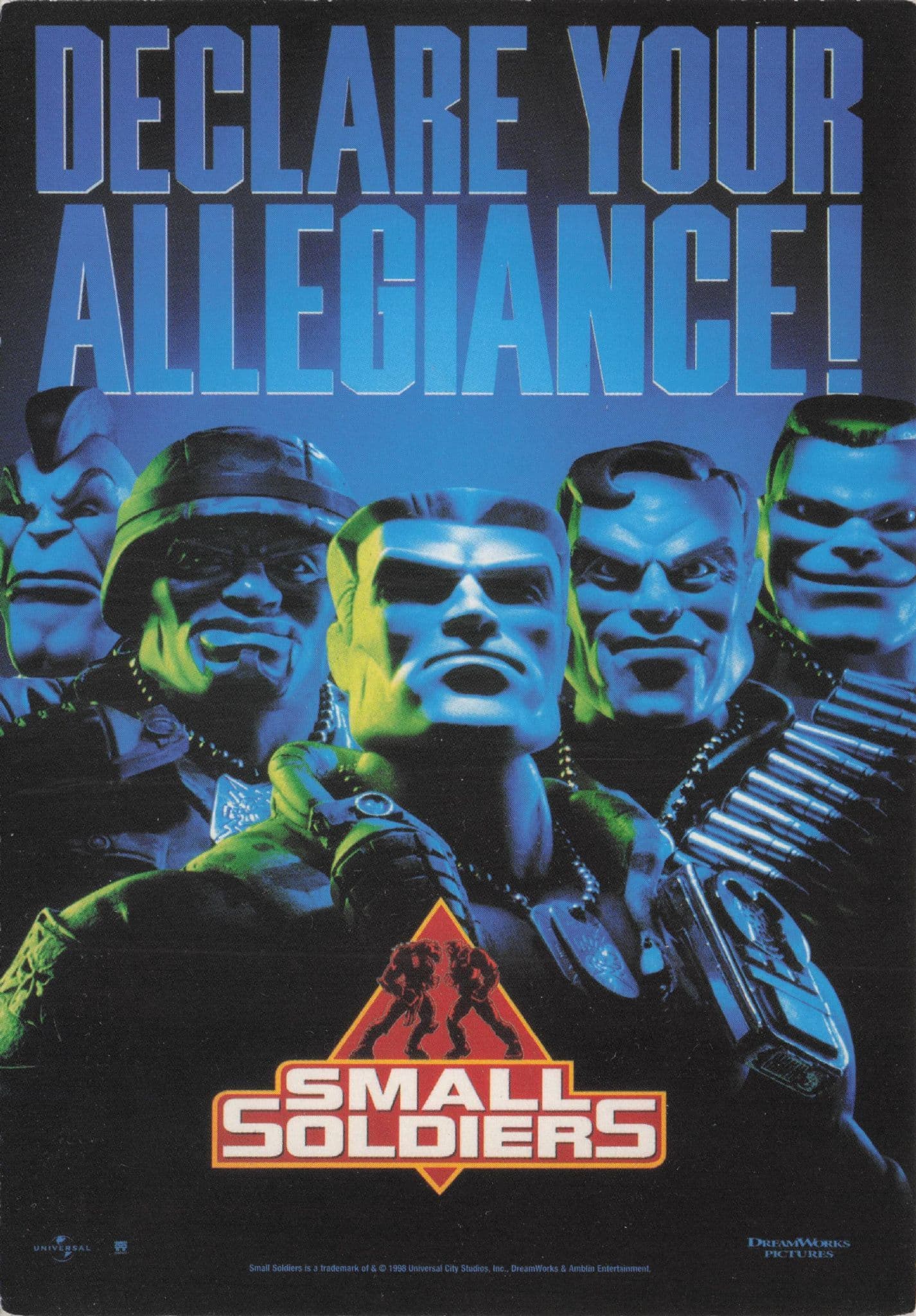 Small Soldiers Movie Film Poster Advertising Postcard