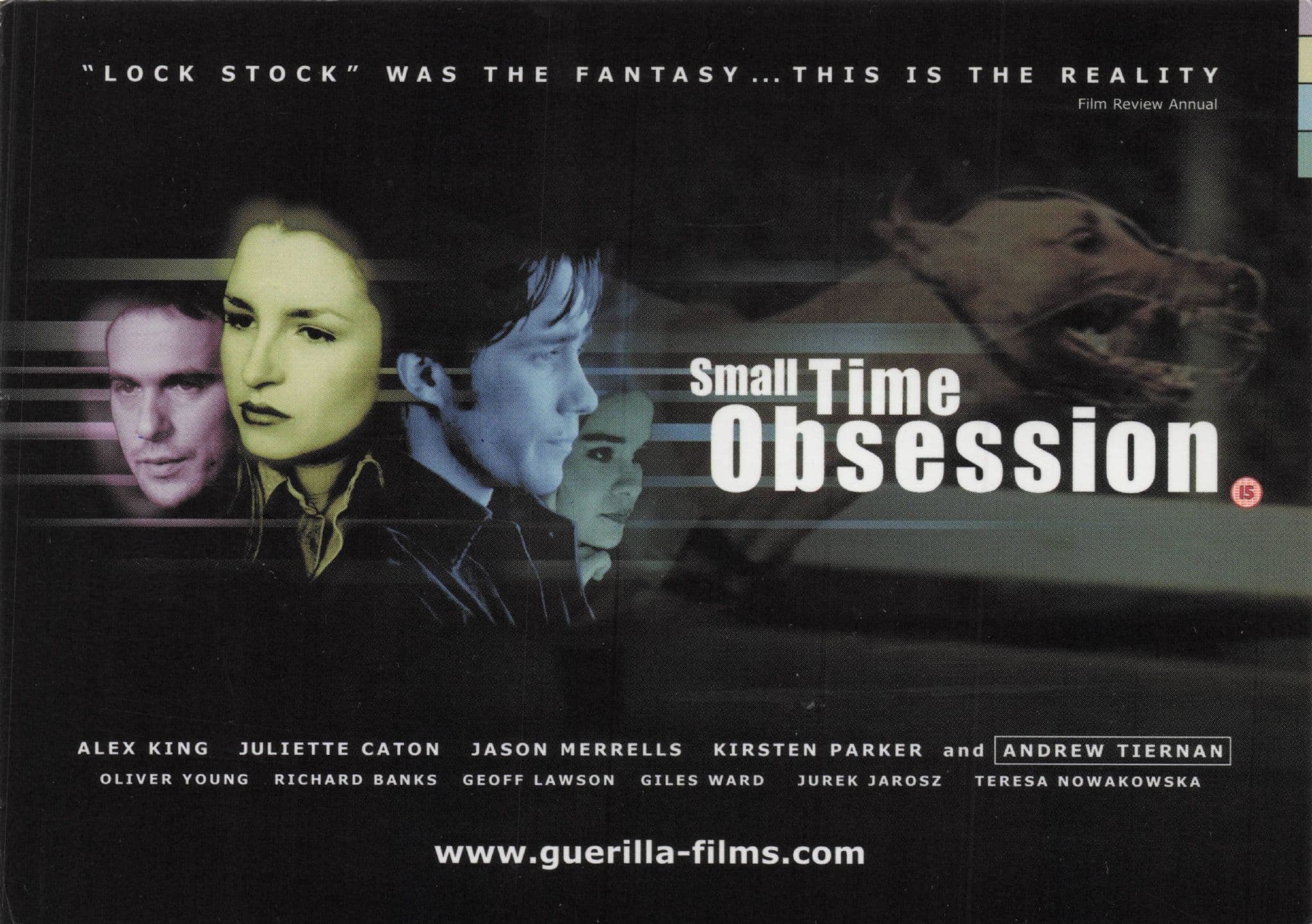 Small Time Obsession Alex King Andrew Tiernan Film Postcard