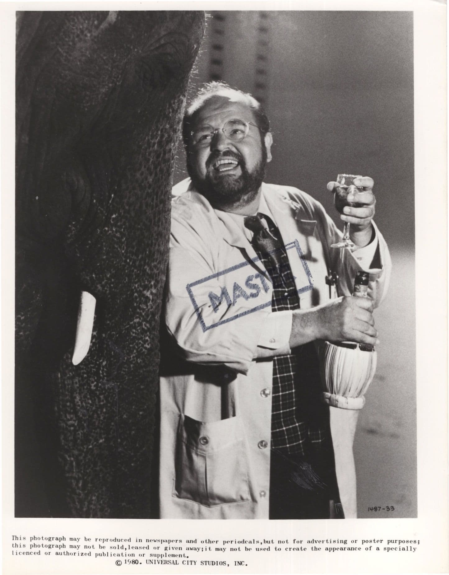 Smokey & The Bandit 2 Dom DeLuise Film Monochrome 10x8 Press Photo