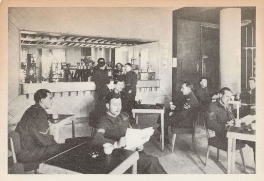 Soldiers Ice Cream Parlour Newspaper Alexander Jazz Military Club Rome Postcard